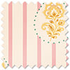 Petal & Block Bolli Stripe, Marigold - Twist&Fit Roman Blind